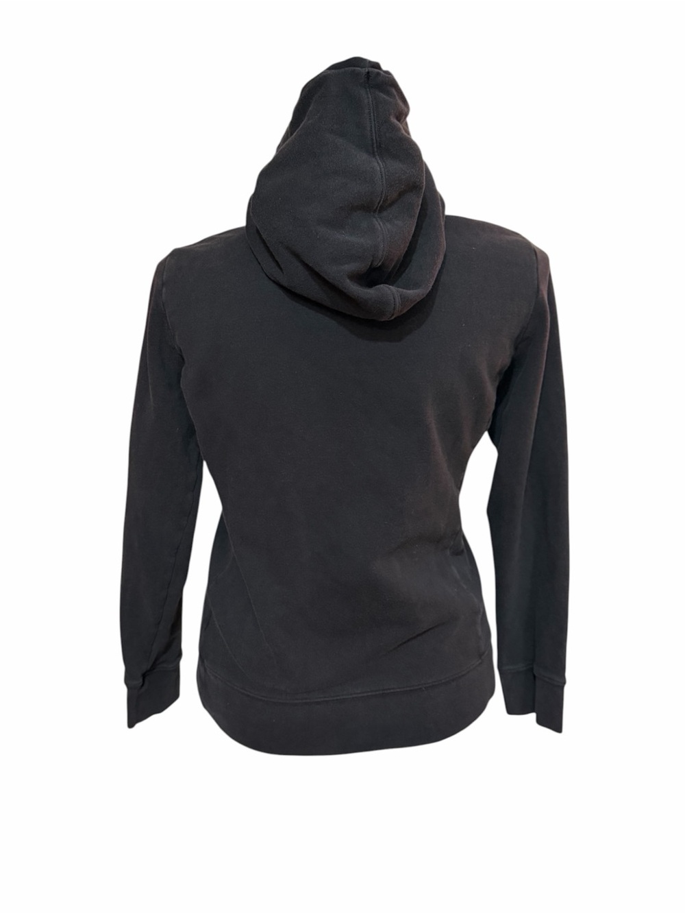 The North Face Black Pullover Hoodie with Vertical Logo - Picture 3 of 4